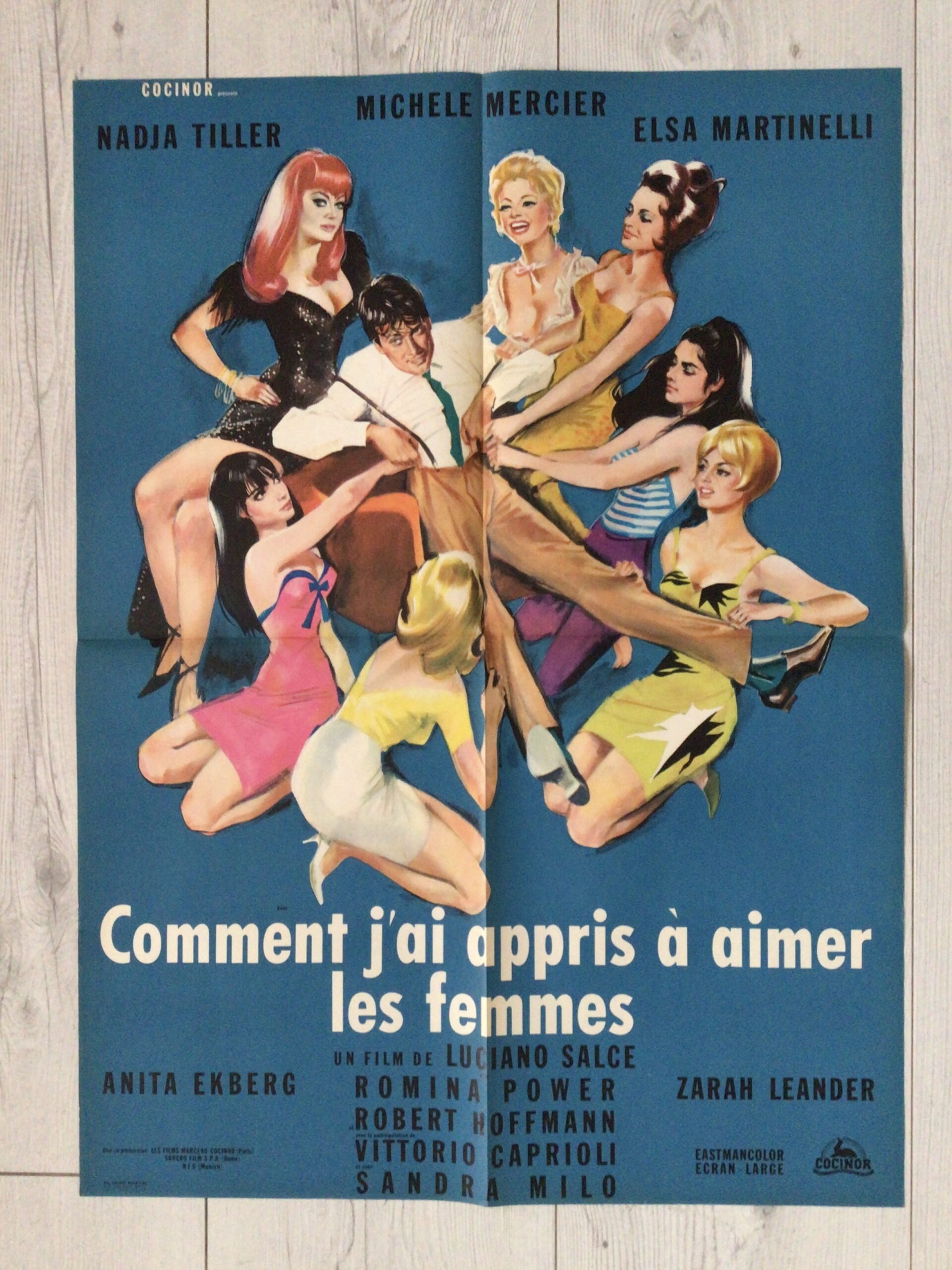 Affiche Entoilée Comment J'ai Appris à Aimer Les Femmes - Musique Ennio Morricone - 1966