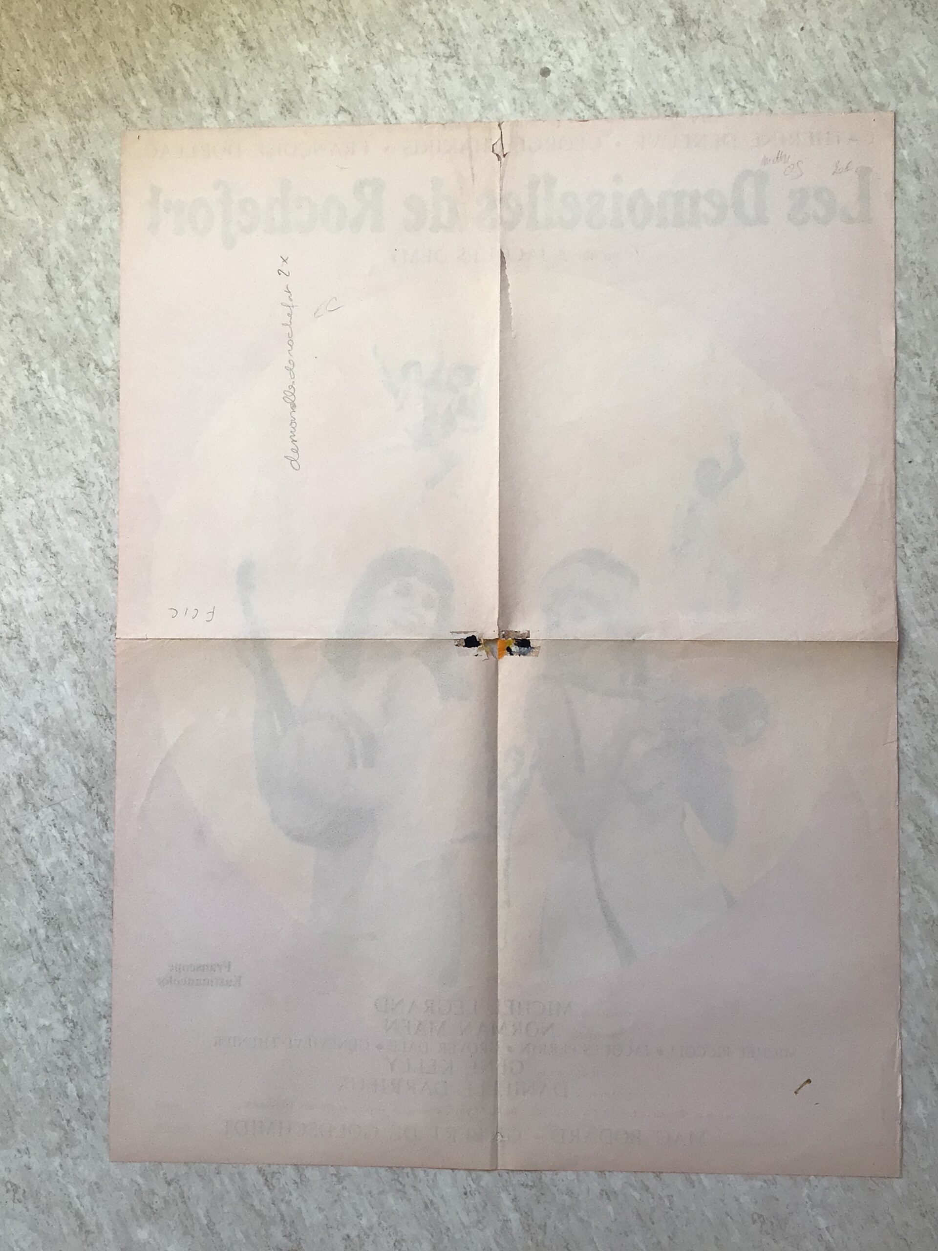 Aimant Frigo – Affiche Les Demoiselles De Rochefort 1967 – 54x78mm – Cinéma Français